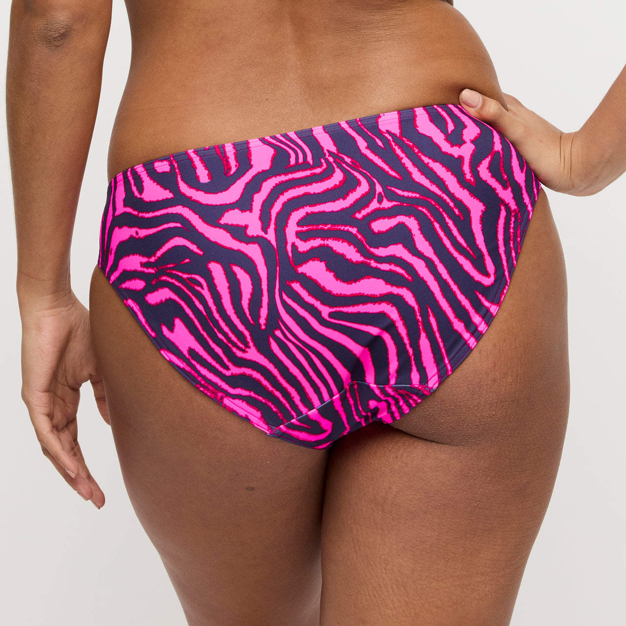 Malabo Hot Pink Zebra Bikini Briefs Rio