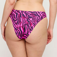 Malabo Hot Pink Zebra Bikini Briefs Brazilian