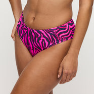 Malabo Hot Pink Zebra Bikini Full Briefs