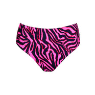 Malabo Hot Pink Zebra Bikini Full Briefs