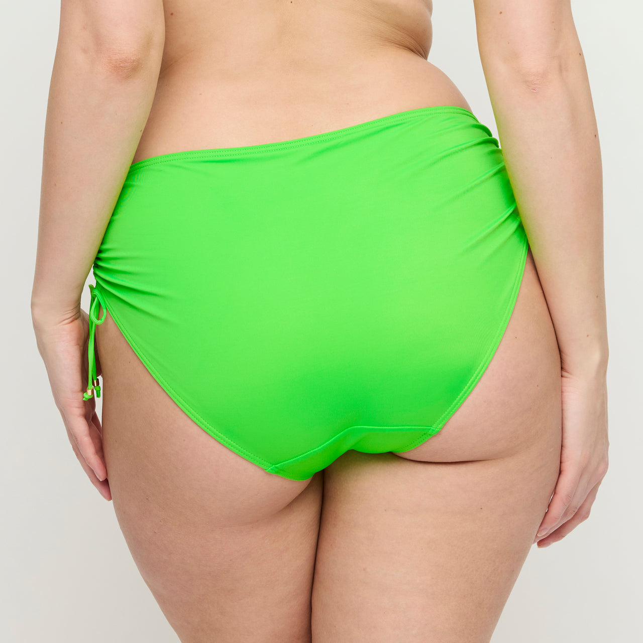 Pilon Neon Lime Bikini Full Briefs Ropes