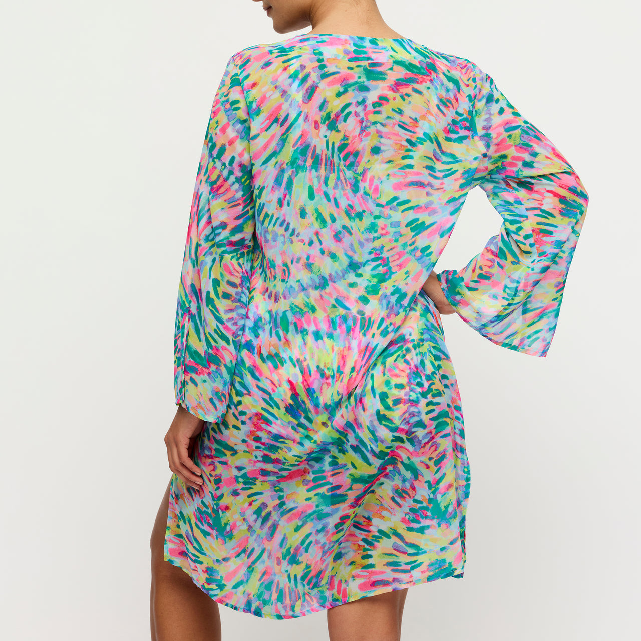 Douala Impressionist Summer Swimwear Kaftan