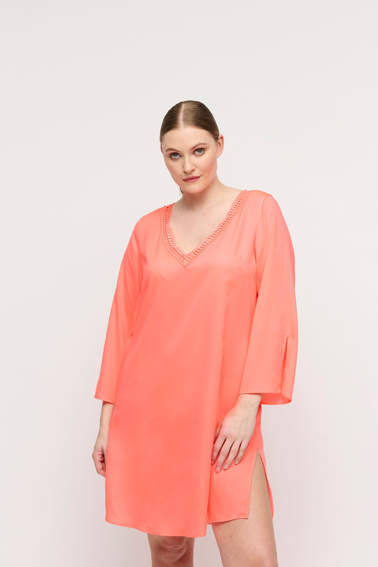Rivas Neon Fiesta Swimwear Kaftan