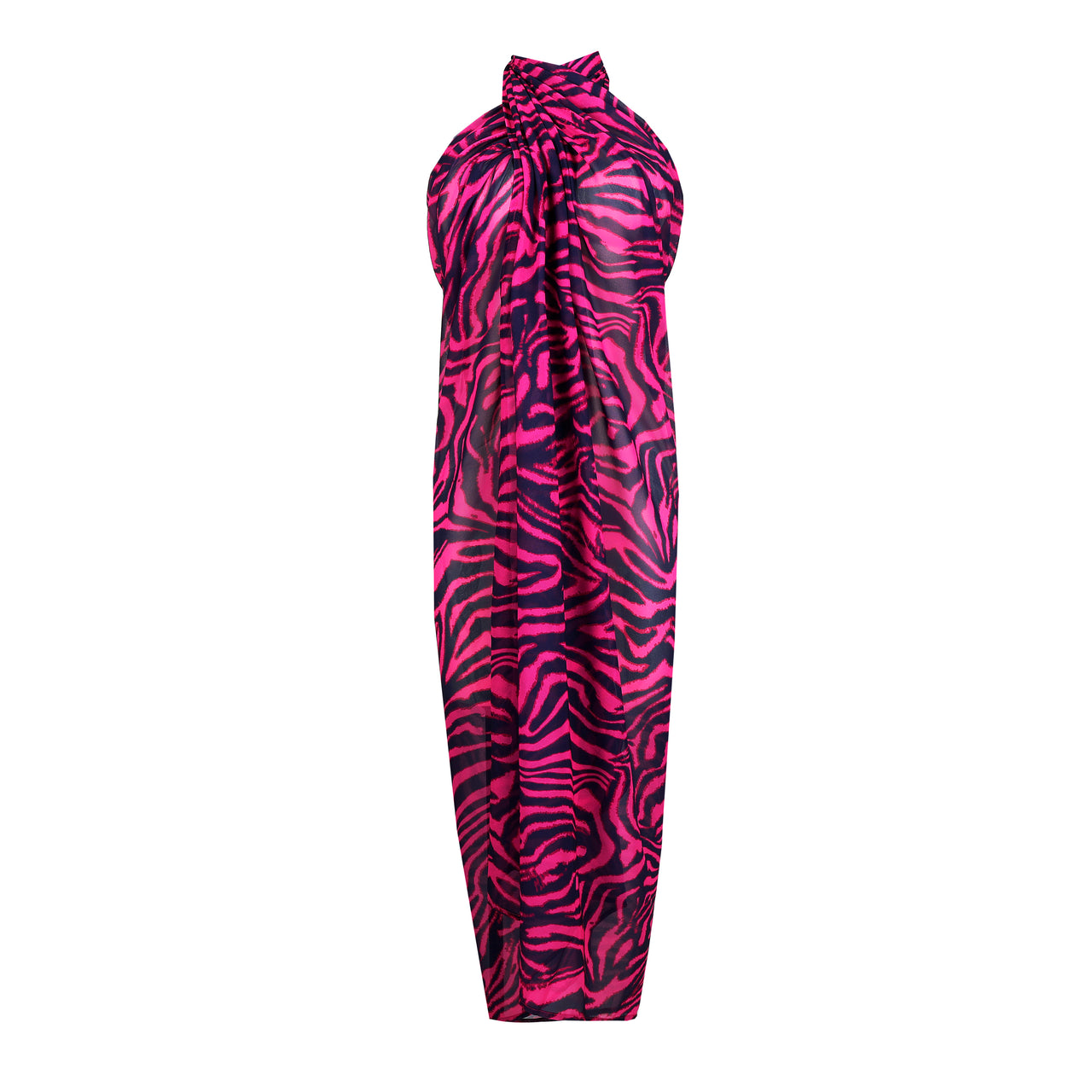 Malabo Hot Pink Zebra Swimwear Pareo