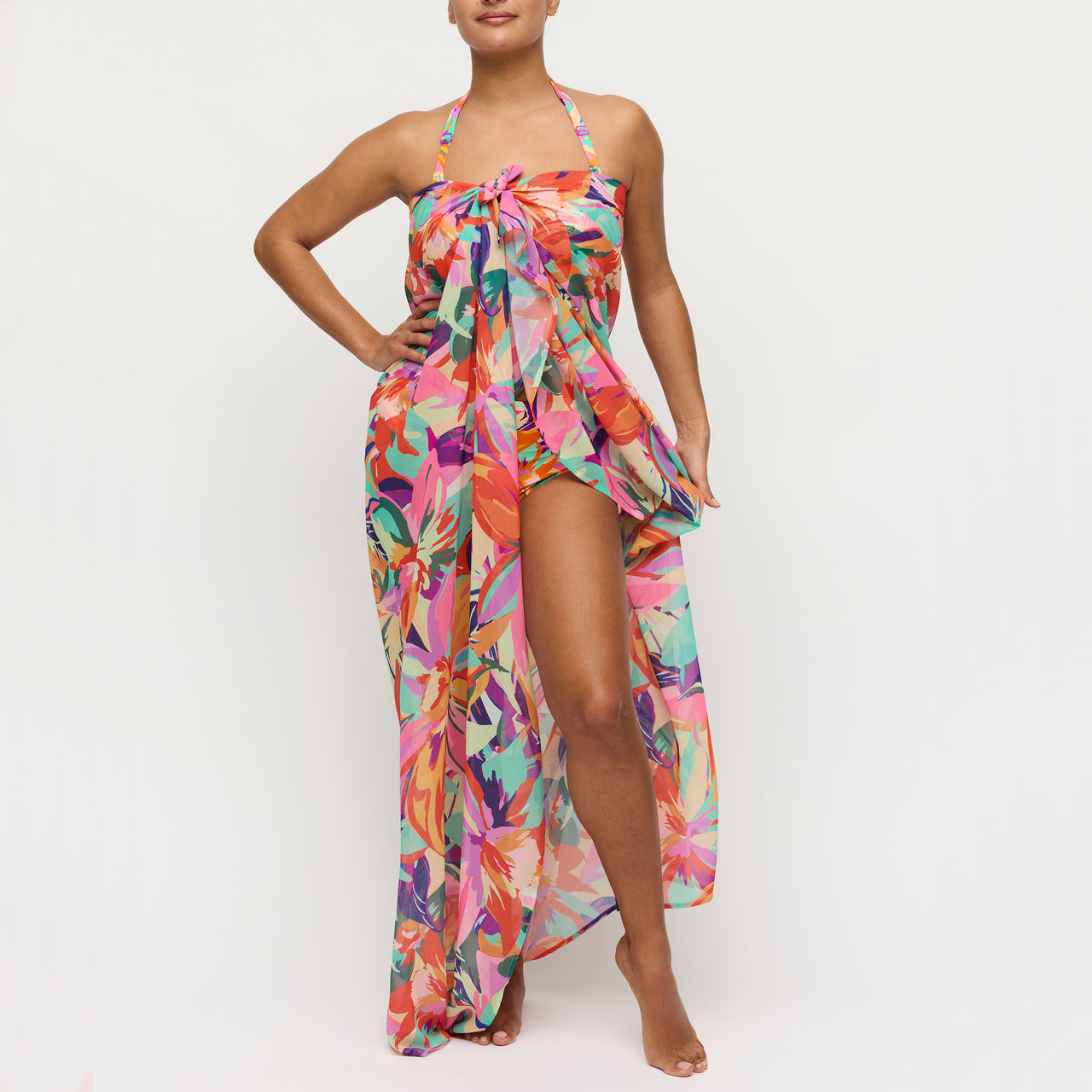 Varadeo Bright Tropics Swimwear Pareo