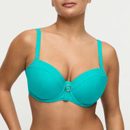 Delray Sea Turtle Padded Balcony Bikini Top