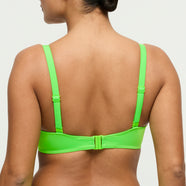 Pilon Neon Lime Padded Heartshape Bikini Top