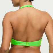 Pilon Neon Lime Padded Heartshape Bikini Top