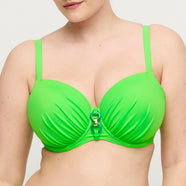 Pilon Neon Lime Padded Balcony Bikini Top