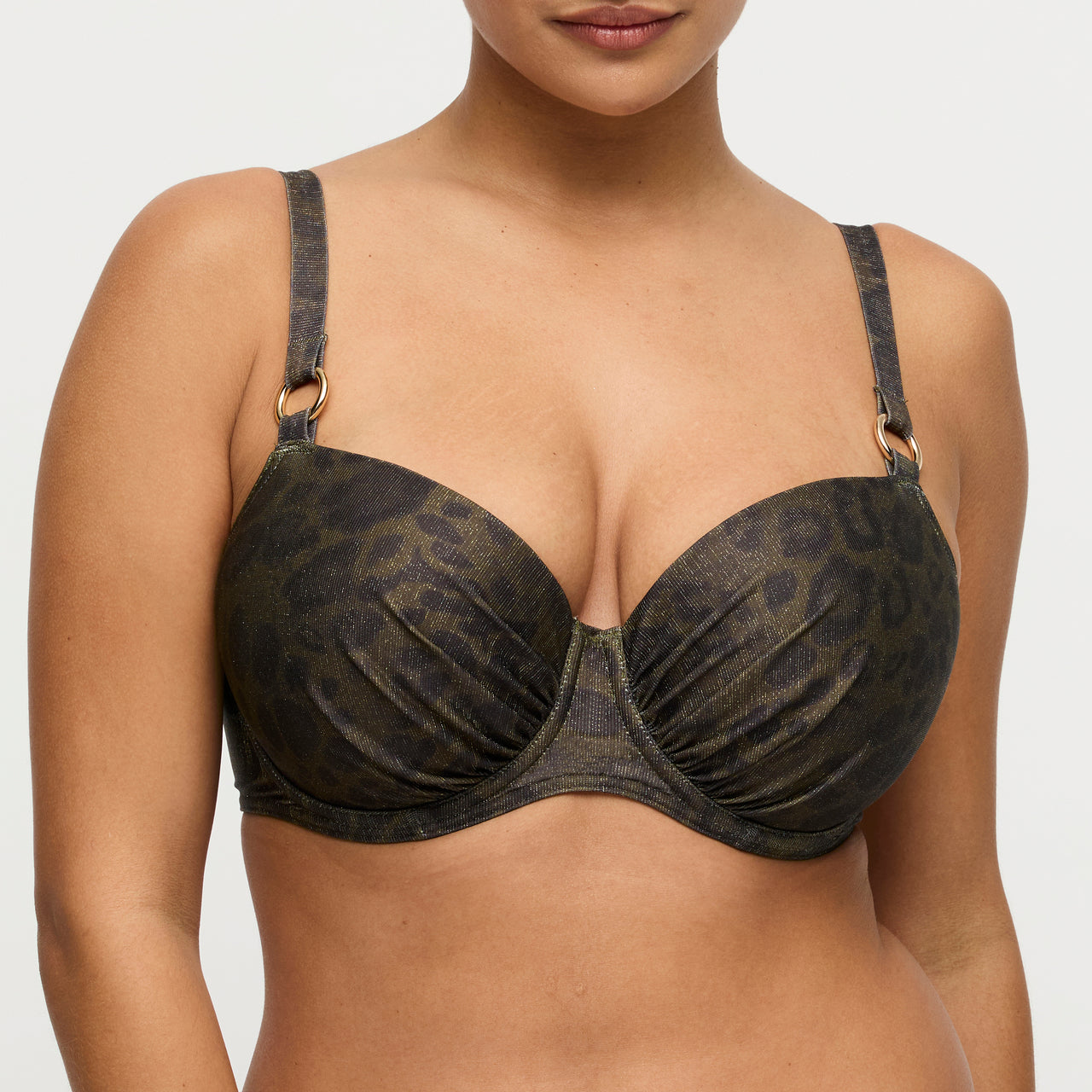 Ratjada Jungle Jaguar Padded Balcony Bikini Top