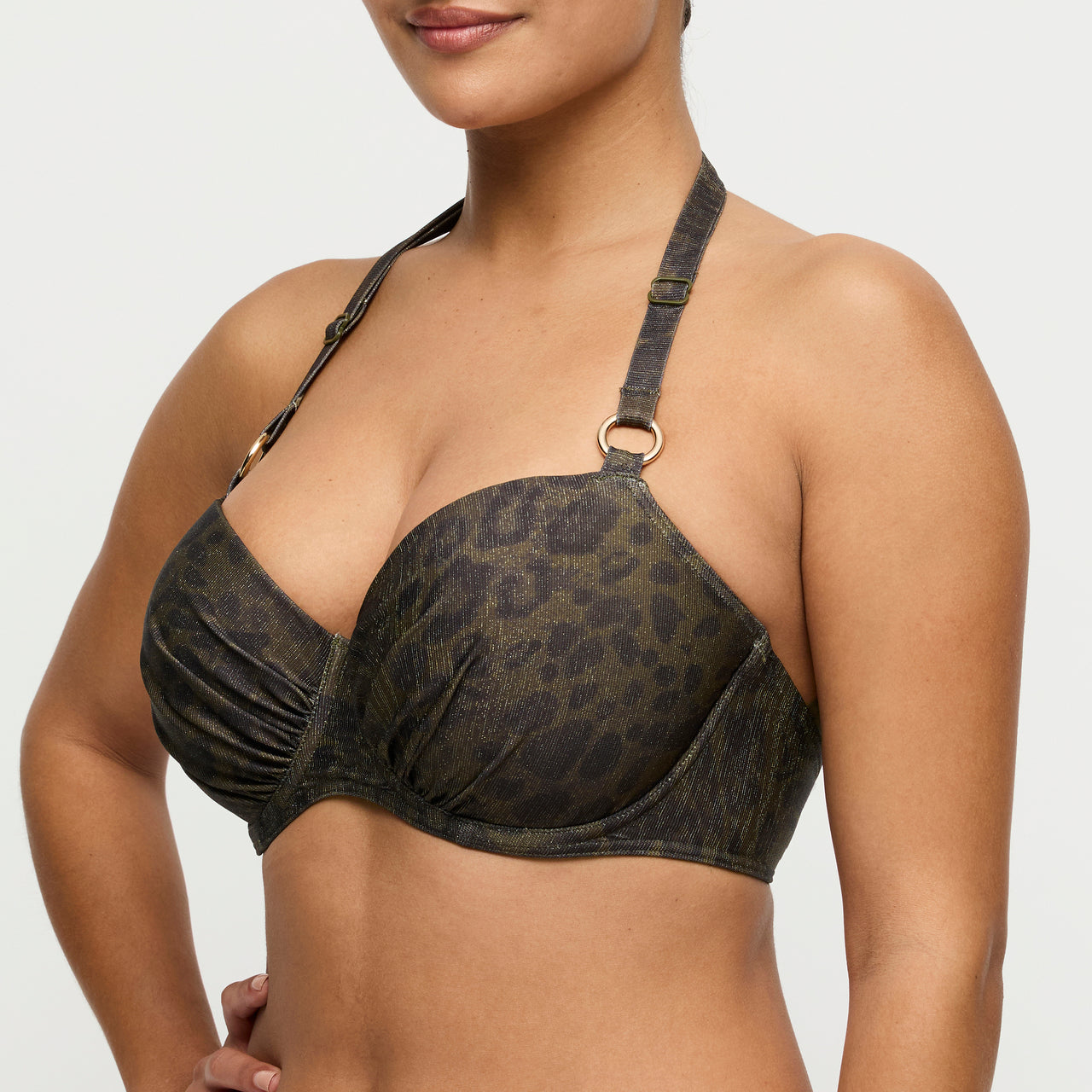 Ratjada Jungle Jaguar Padded Balcony Bikini Top