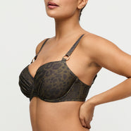 Ratjada Jungle Jaguar Padded Balcony Bikini Top