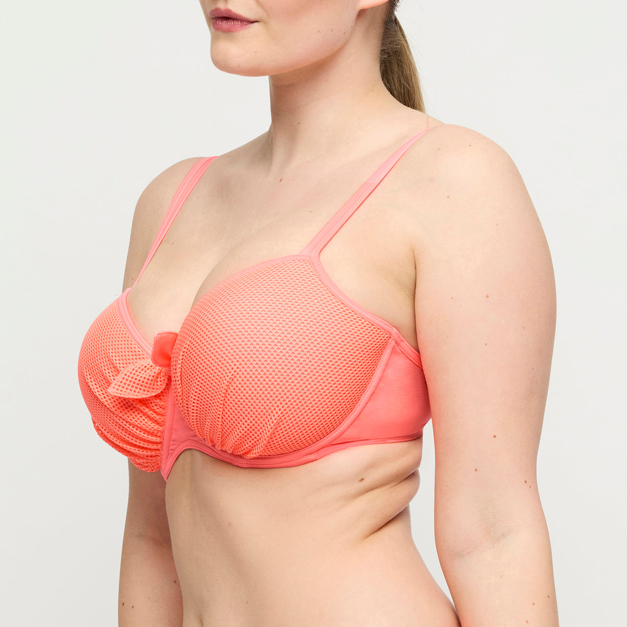 Rivas Neon Fiesta Padded Balcony Bikini Top