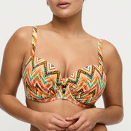 Tubou Ikat Summer Padded Balcony Bikini Top