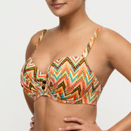 Tubou Ikat Summer Padded Balcony Bikini Top