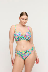 Douala Impressionist Summer Padded Balcony Bikini Top