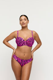 Malabo Hot Pink Zebra Bikini Briefs Rio