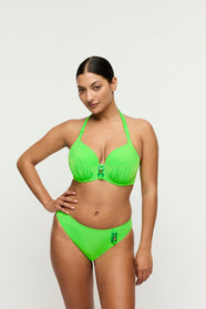 Pilon Neon Lime Padded Heartshape Bikini Top
