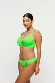 Pilon Neon Lime Padded Heartshape Bikini Top
