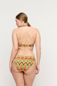 Tubou Ikat Summer Half Padded Plunge Bikini Top