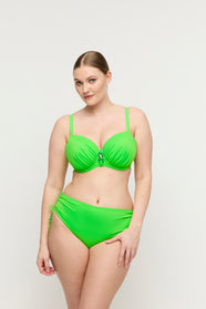 Pilon Neon Lime Padded Balcony Bikini Top