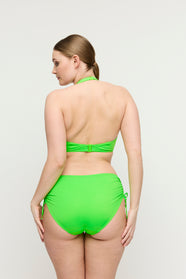 Pilon Neon Lime Padded Balcony Bikini Top