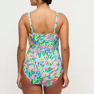 Douala Impressionist Summer Full Cup Swimsuit Control