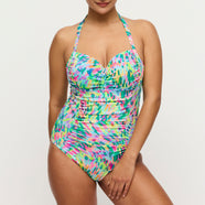 Douala Impressionist Summer Full Cup Swimsuit Control