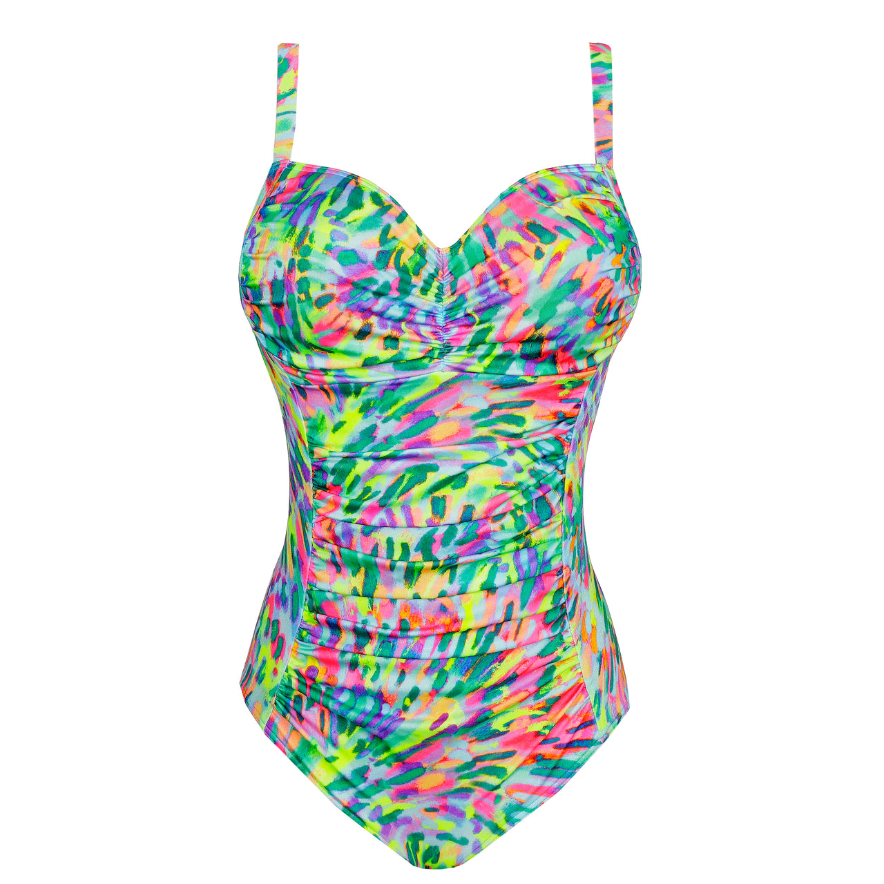 Douala Impressionist Summer Full Cup Swimsuit Control