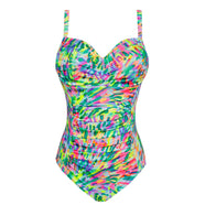 Douala Impressionist Summer Full Cup Swimsuit Control