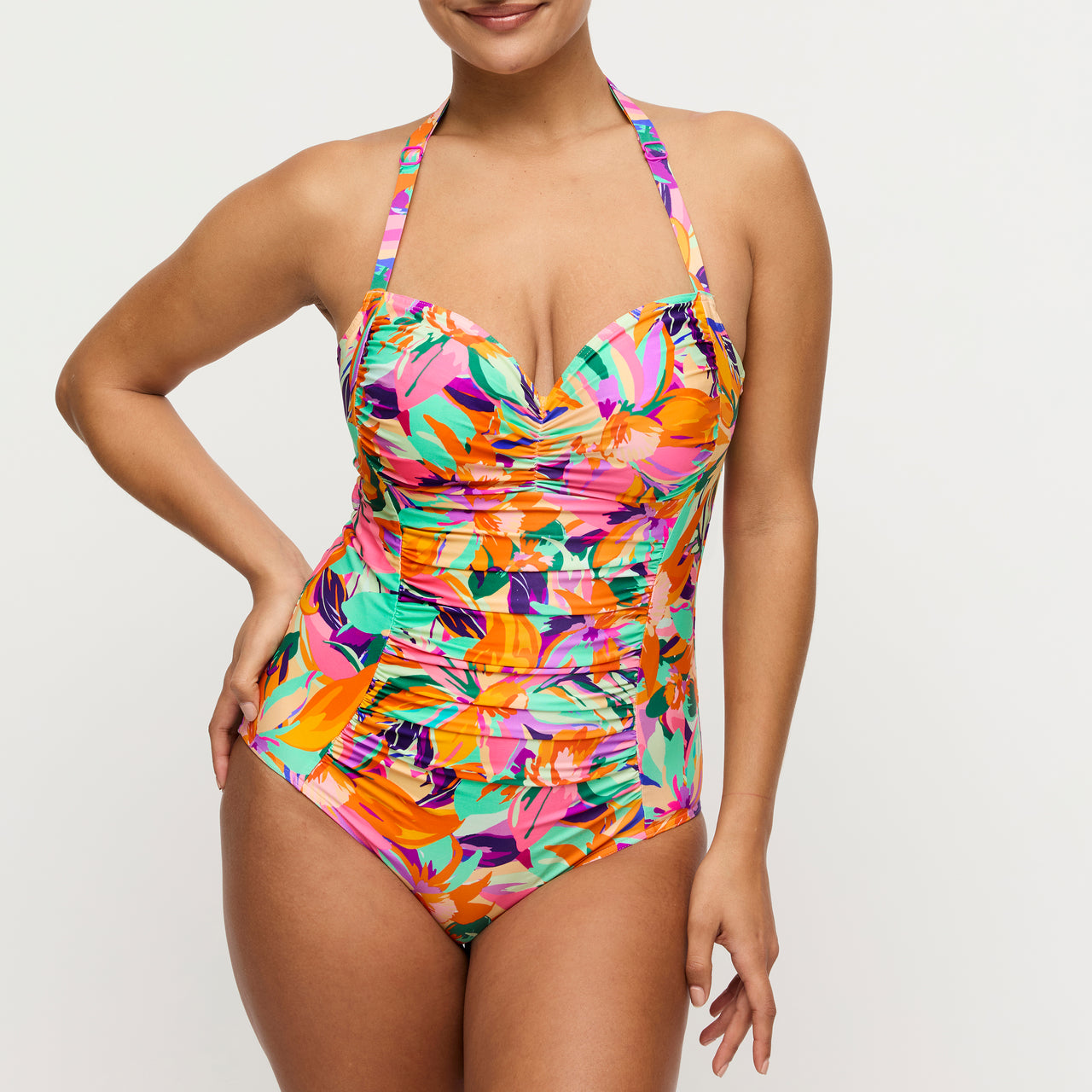 Varadeo Bright Tropics Full Cup Swimsuit Control