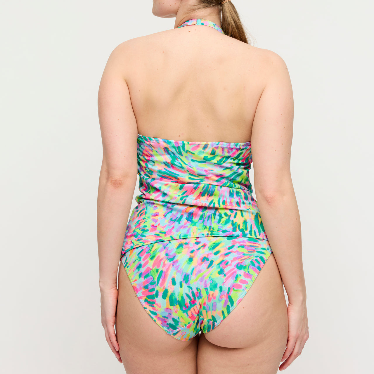 Douala Impressionist Summer Full Cup Tankini