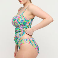Douala Impressionist Summer Full Cup Tankini
