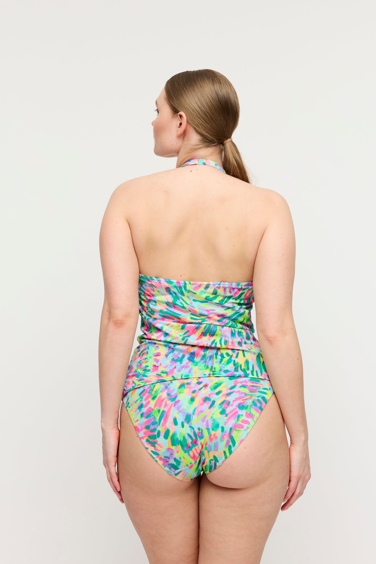 Douala Impressionist Summer Full Cup Tankini
