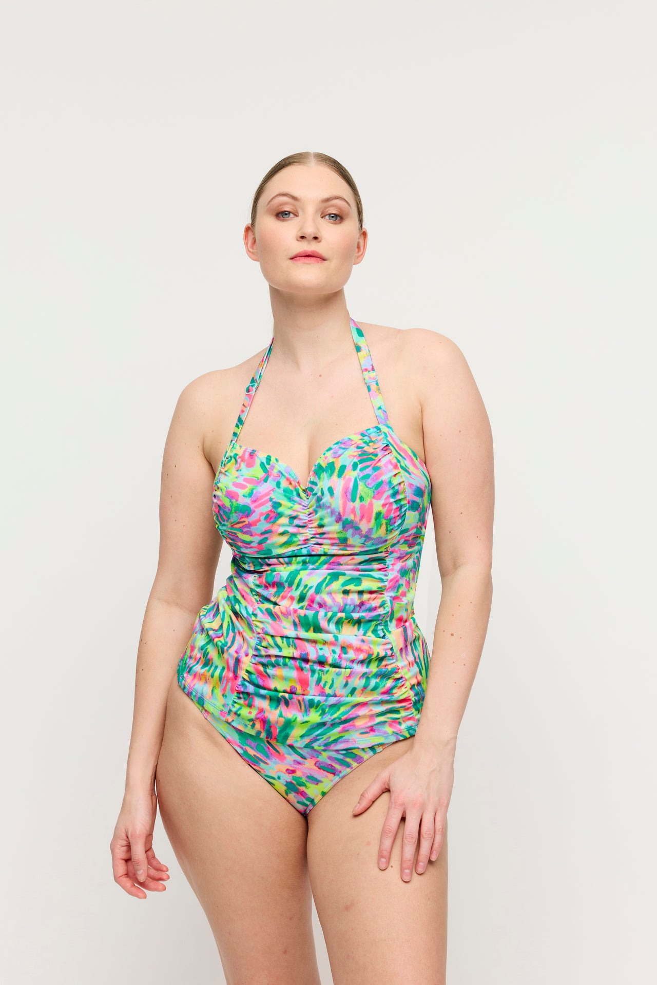 Douala Impressionist Summer Full Cup Tankini