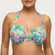 Douala Impressionist Summer Full Cup Bikini Top