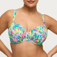 Douala Impressionist Summer Full Cup Bikini Top