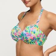 Douala Impressionist Summer Full Cup Bikini Top
