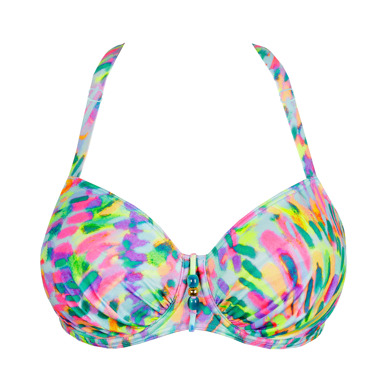 Douala Impressionist Summer Full Cup Bikini Top
