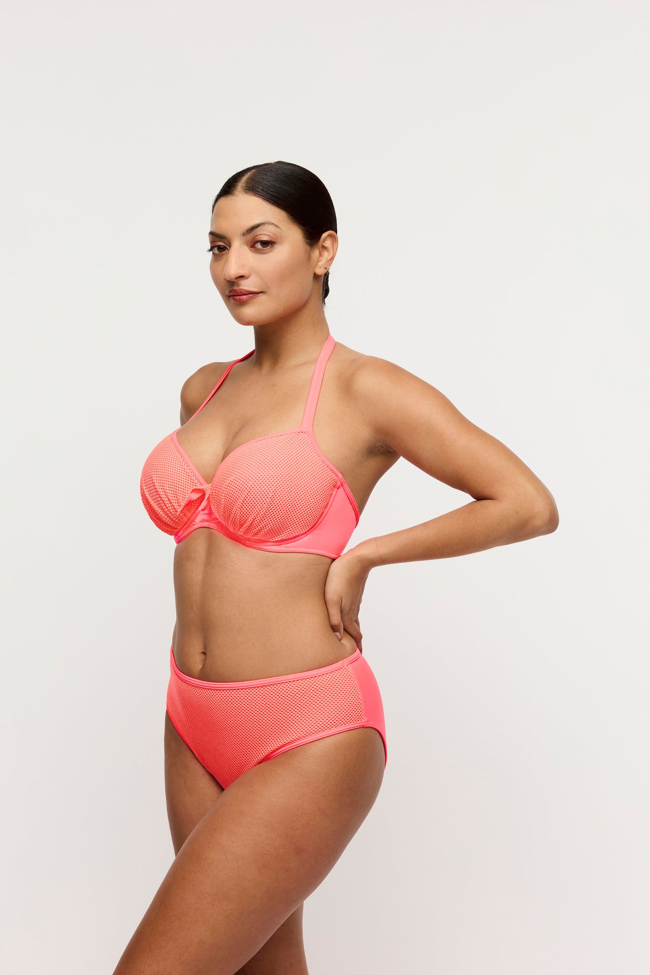 Rivas Neon Fiesta Full Cup Bikini Top