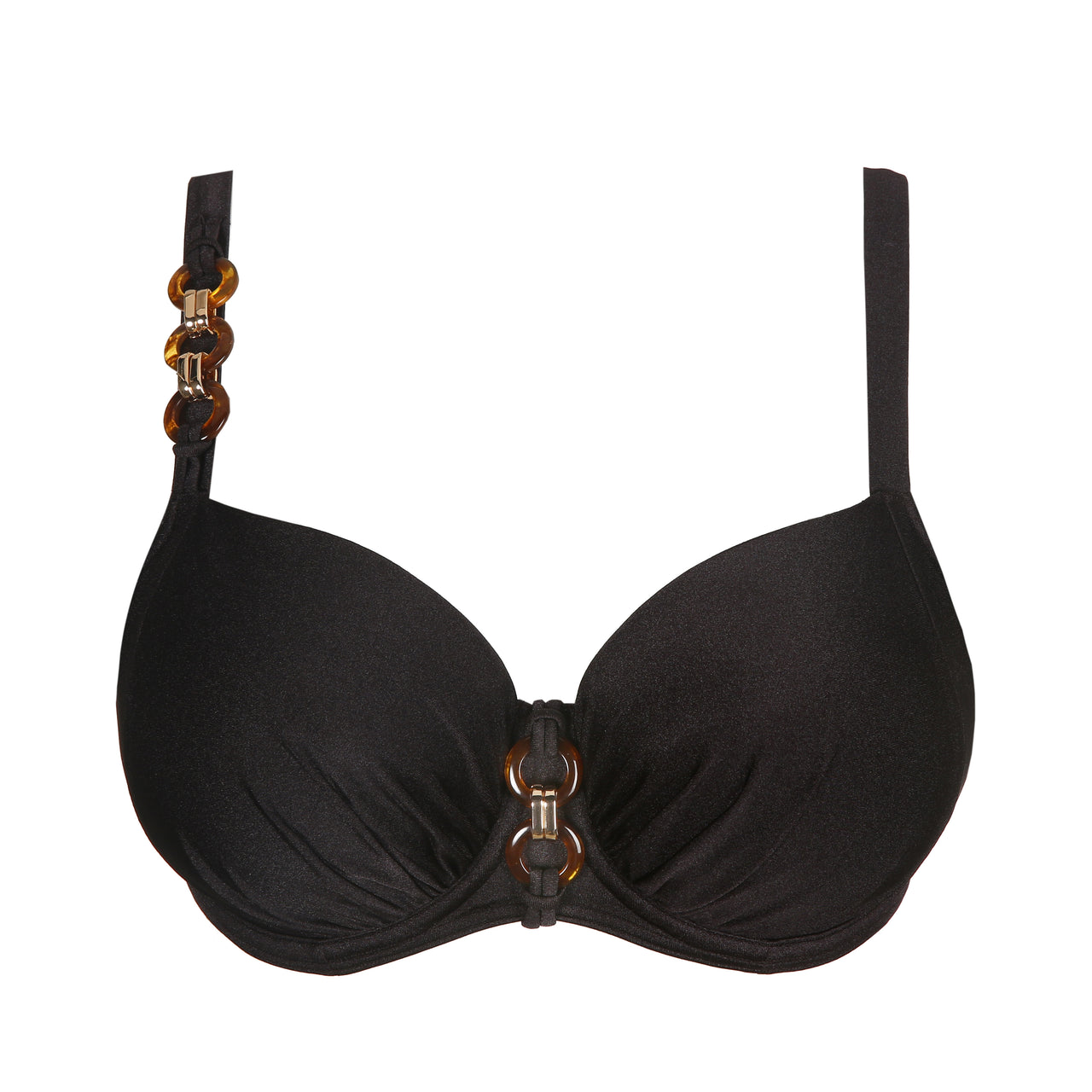 Barrani Roast Coffee Padded Balcony Bikini Top