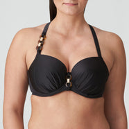 Barrani Roast Coffee Padded Balcony Bikini Top