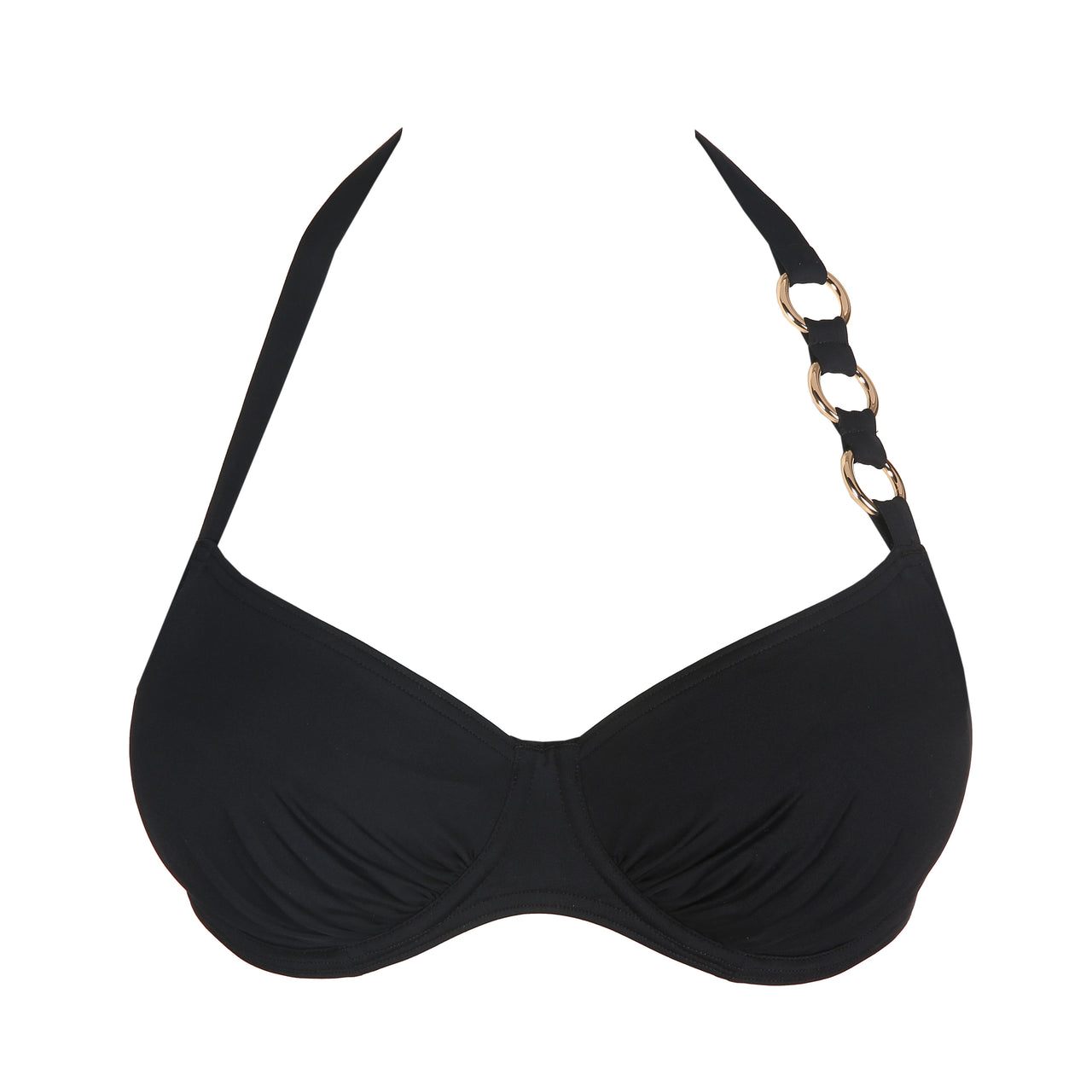 Damietta Black Full Cup Bikini Top