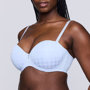 Chikone Heaven Blue Padded Balcony Bra