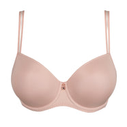 Twist Side Powder Rose Padded Balcony Bra