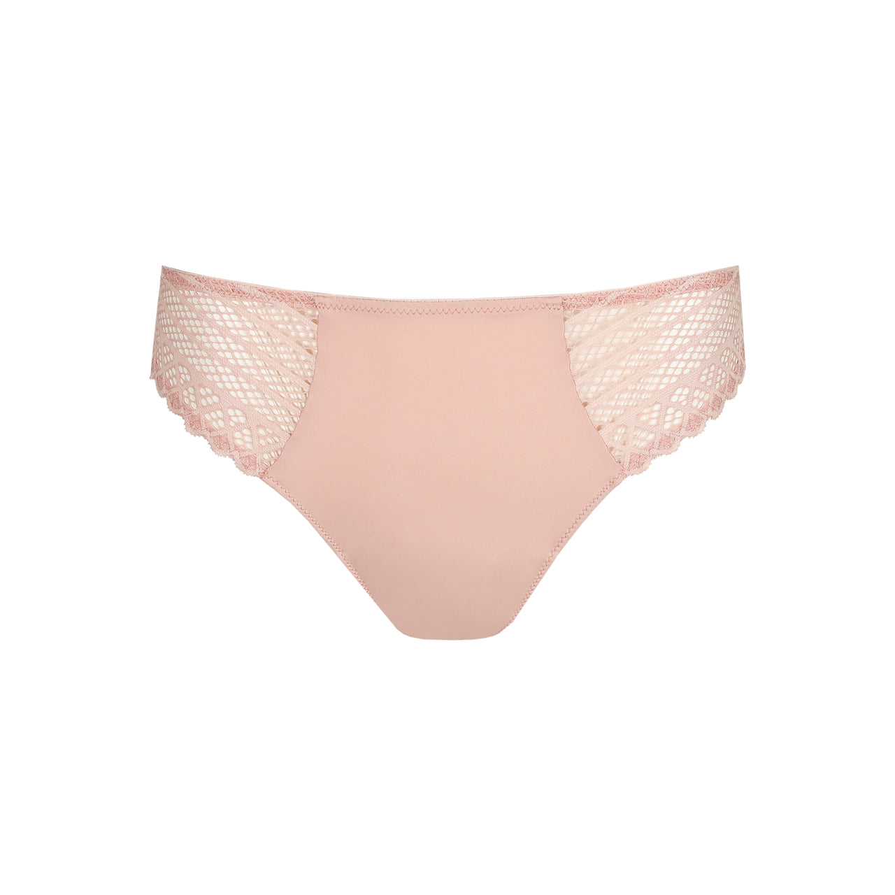 Twist Side Powder Rose Rio Briefs