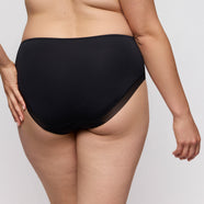 Twist Side Charcoal Full Briefs