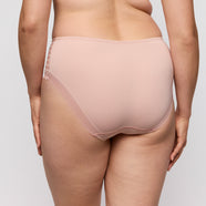 Twist Side Powder Rose Full Briefs