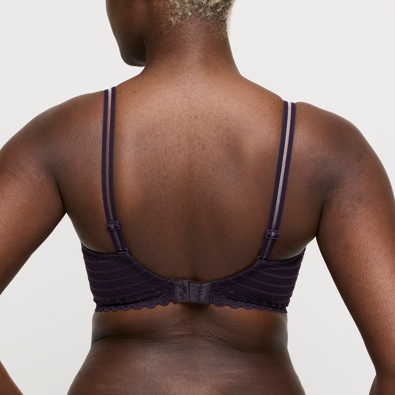 East End Amethyst Padded Bra Heartshape