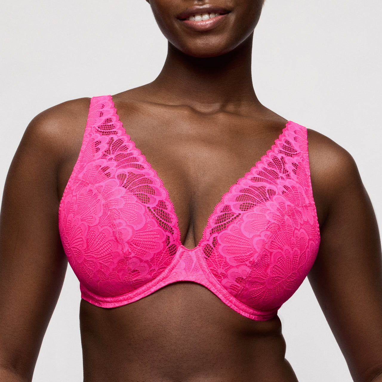 Mocuto Pixie Blossom Half Padded Plunge Bra